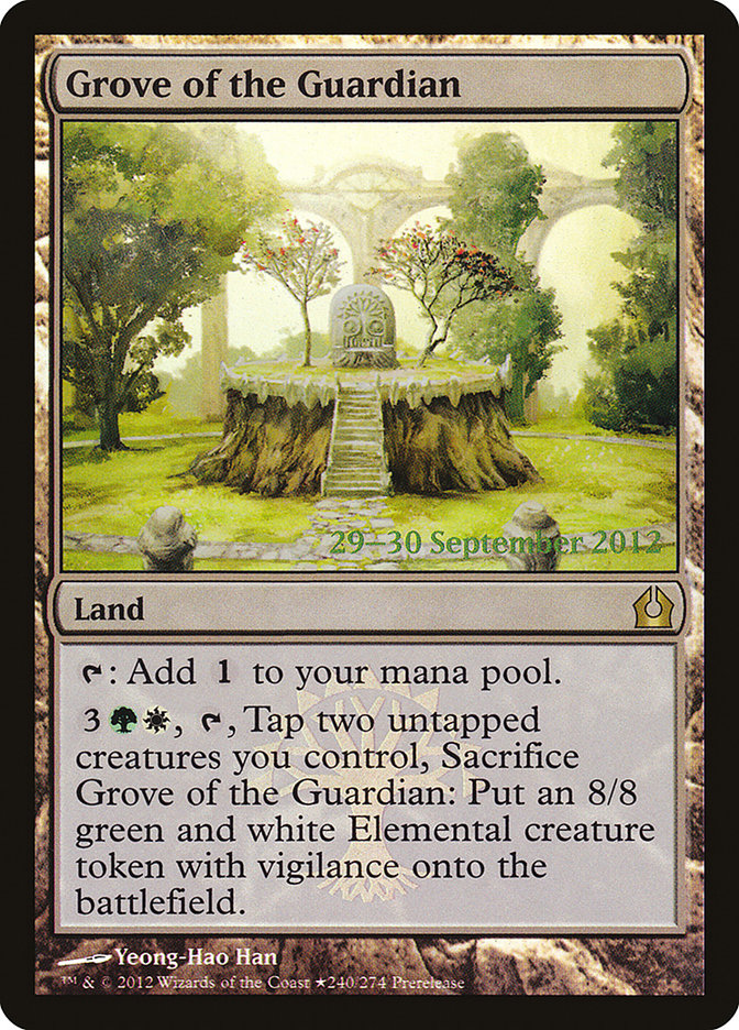 Grove of the Guardian [Return to Ravnica Prerelease Promos] | Boutique FDB TCG