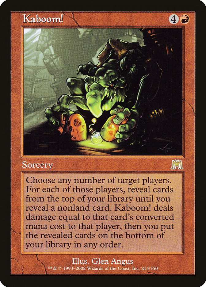 Kaboom! [Onslaught] | Boutique FDB TCG