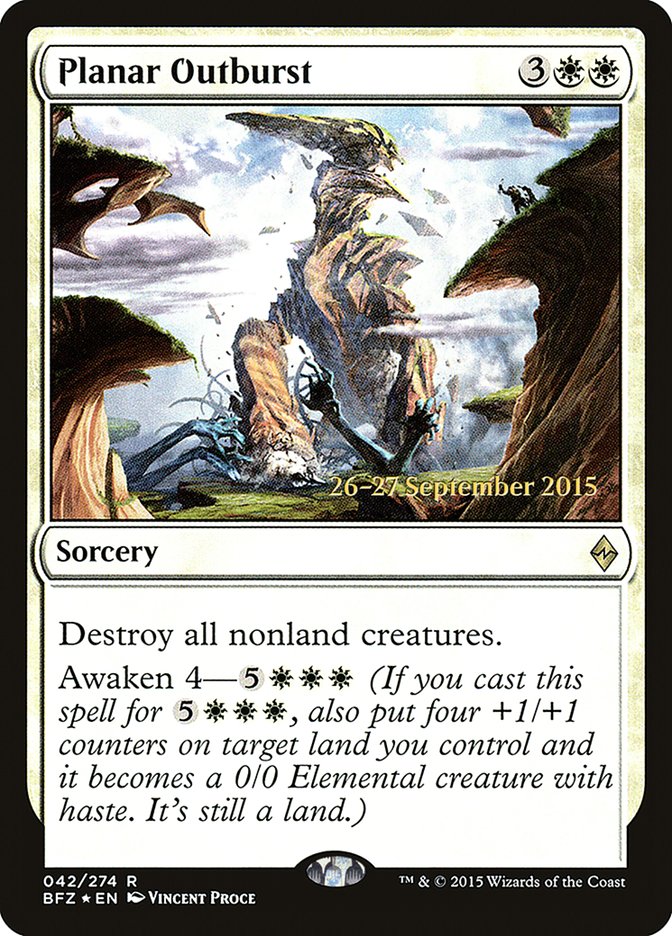 Planar Outburst [Battle for Zendikar Prerelease Promos] | Boutique FDB TCG