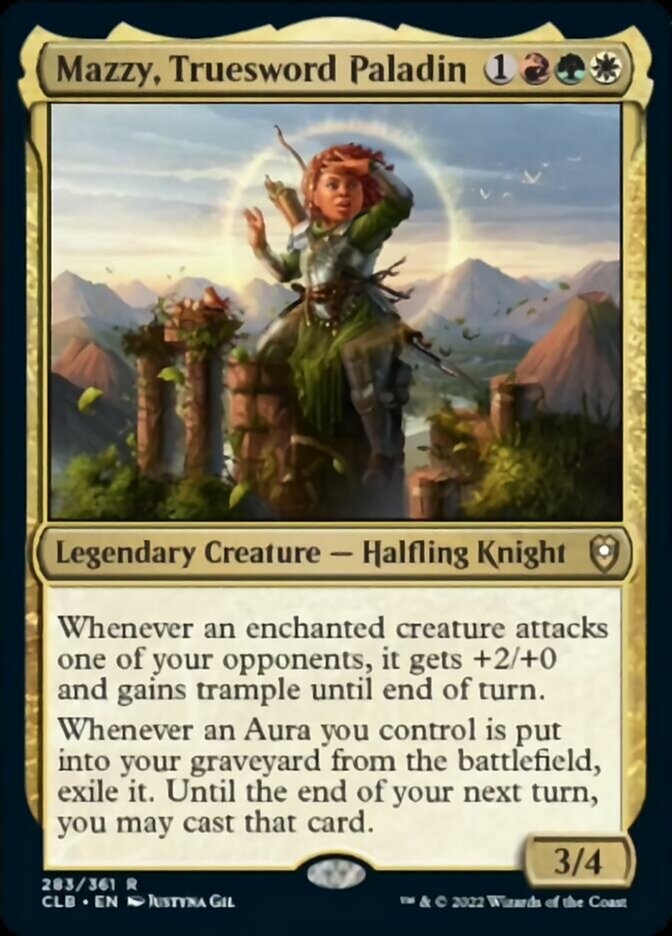 Mazzy, Truesword Paladin [Commander Legends: Battle for Baldur's Gate] | Boutique FDB TCG