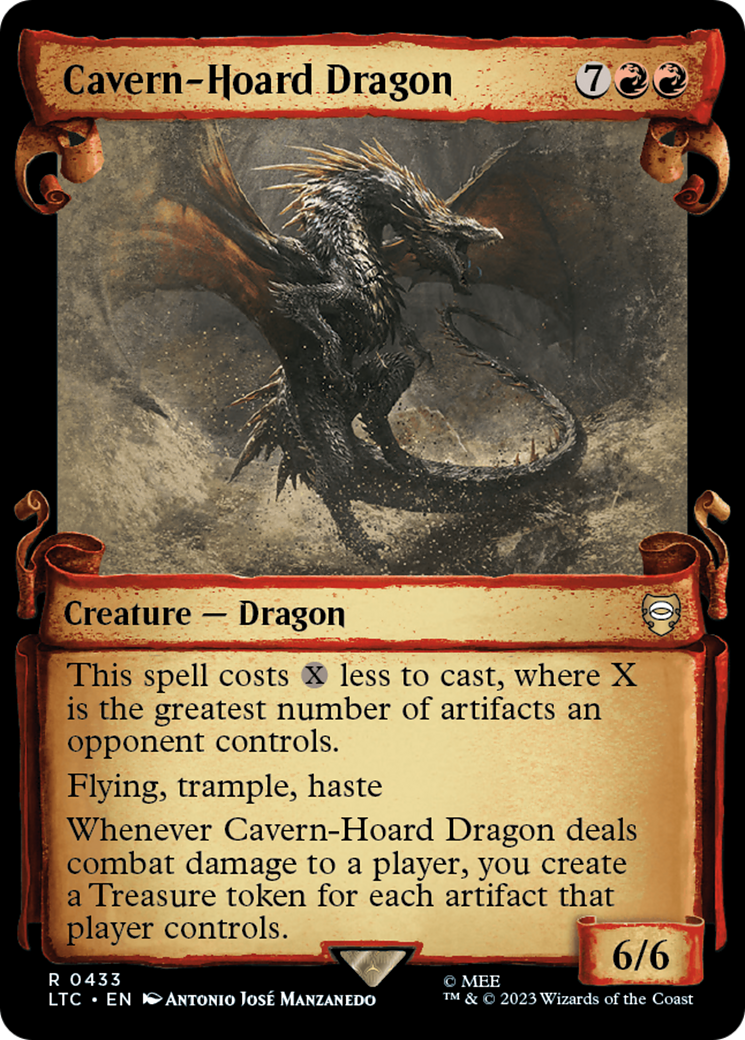 Cavern-Hoard Dragon [The Lord of the Rings: Tales of Middle-Earth Commander Showcase Scrolls] | Boutique FDB TCG