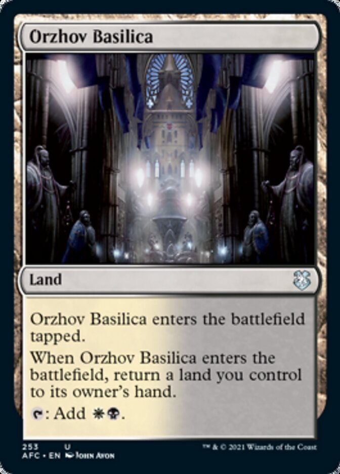 Orzhov Basilica [Dungeons & Dragons: Adventures in the Forgotten Realms Commander] | Boutique FDB TCG