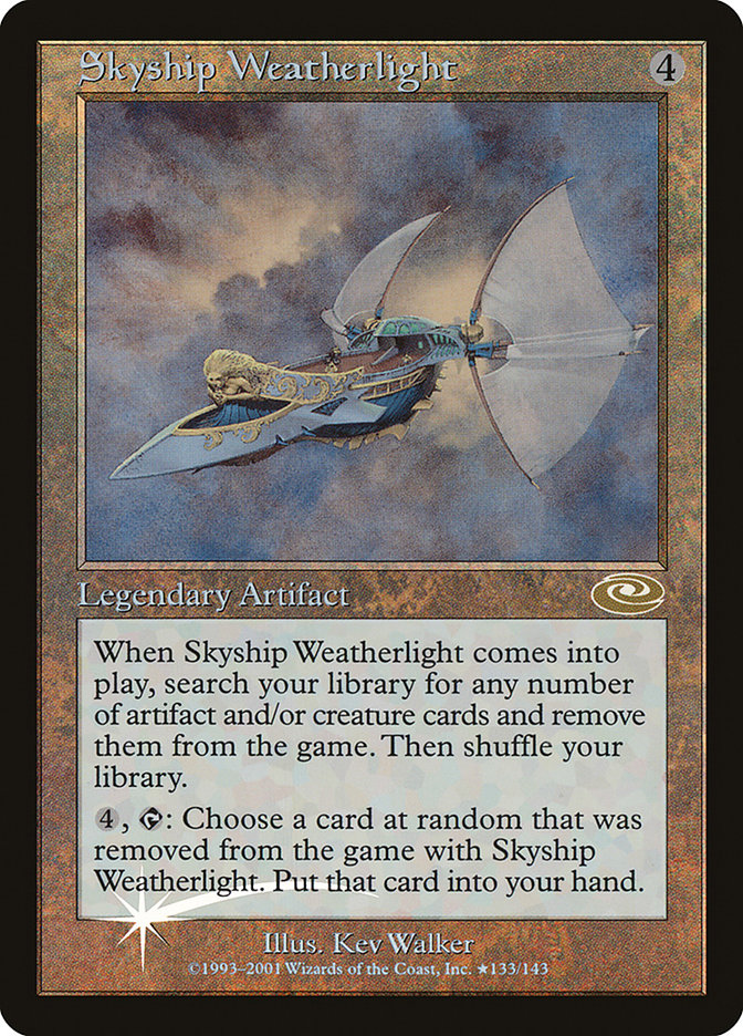 Skyship Weatherlight (Kev Walker) [Planeshift] | Boutique FDB TCG