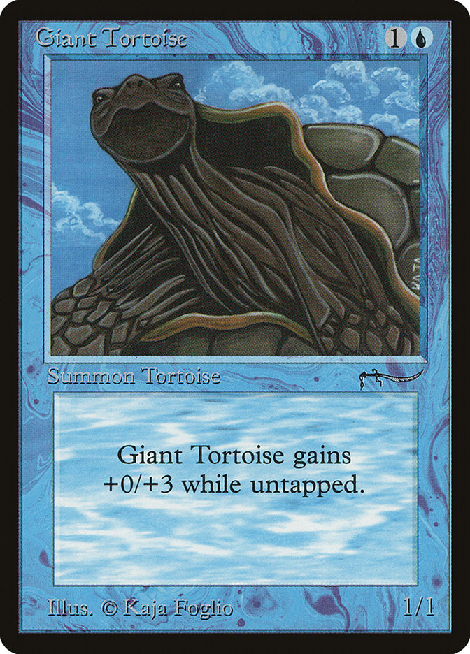 Giant Tortoise (Light Mana Cost) [Arabian Nights] | Boutique FDB TCG