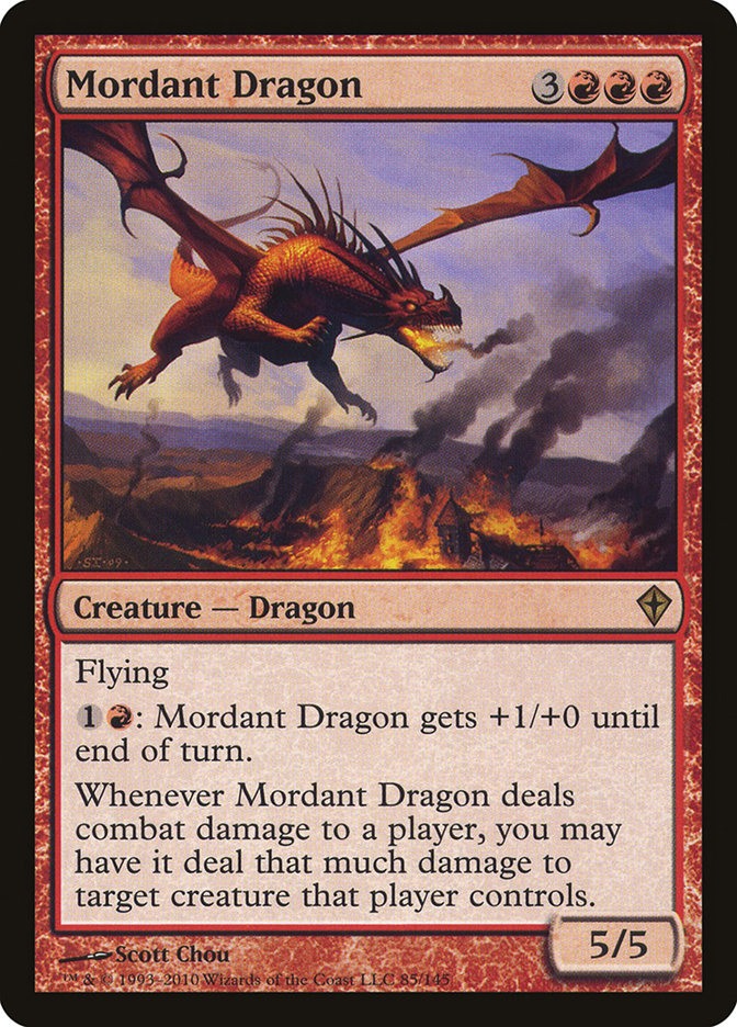 Mordant Dragon [Worldwake] | Boutique FDB TCG