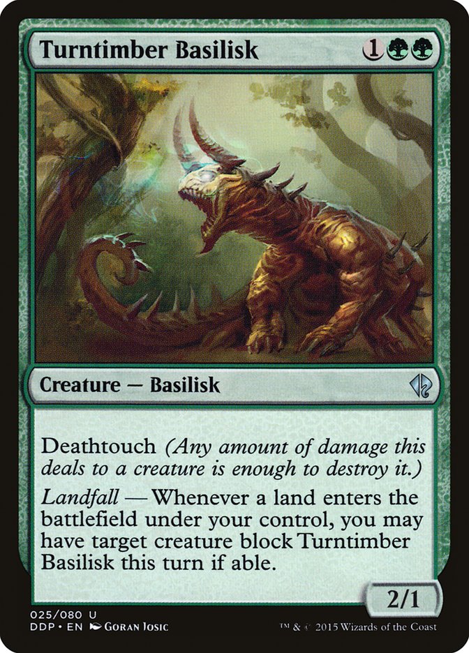 Turntimber Basilisk [Duel Decks: Zendikar vs. Eldrazi] | Boutique FDB TCG