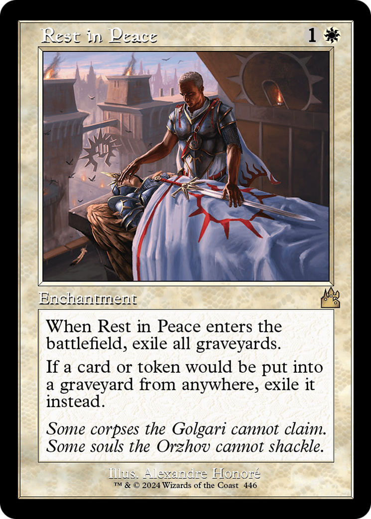 Rest in Peace (Retro Frame) [Ravnica Remastered] | Boutique FDB TCG