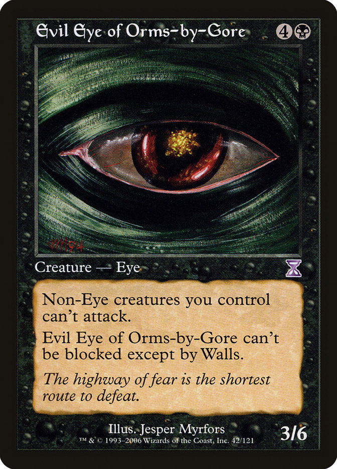 Evil Eye of Orms-by-Gore [Time Spiral Timeshifted] | Boutique FDB TCG