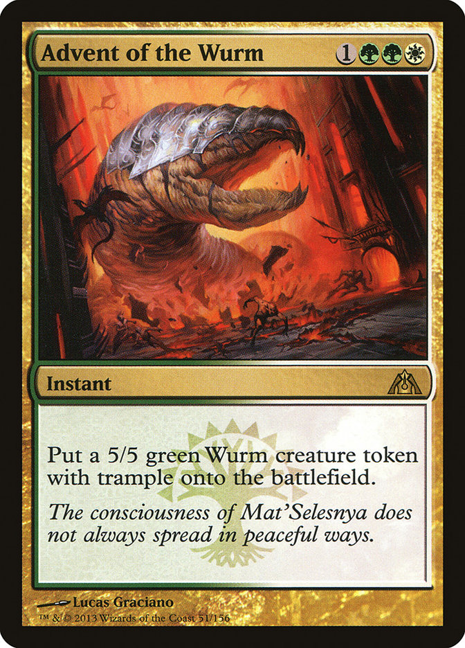 Advent of the Wurm [Dragon's Maze] | Boutique FDB TCG