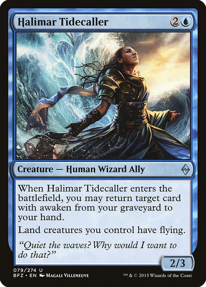 Halimar Tidecaller [Battle for Zendikar] | Boutique FDB TCG