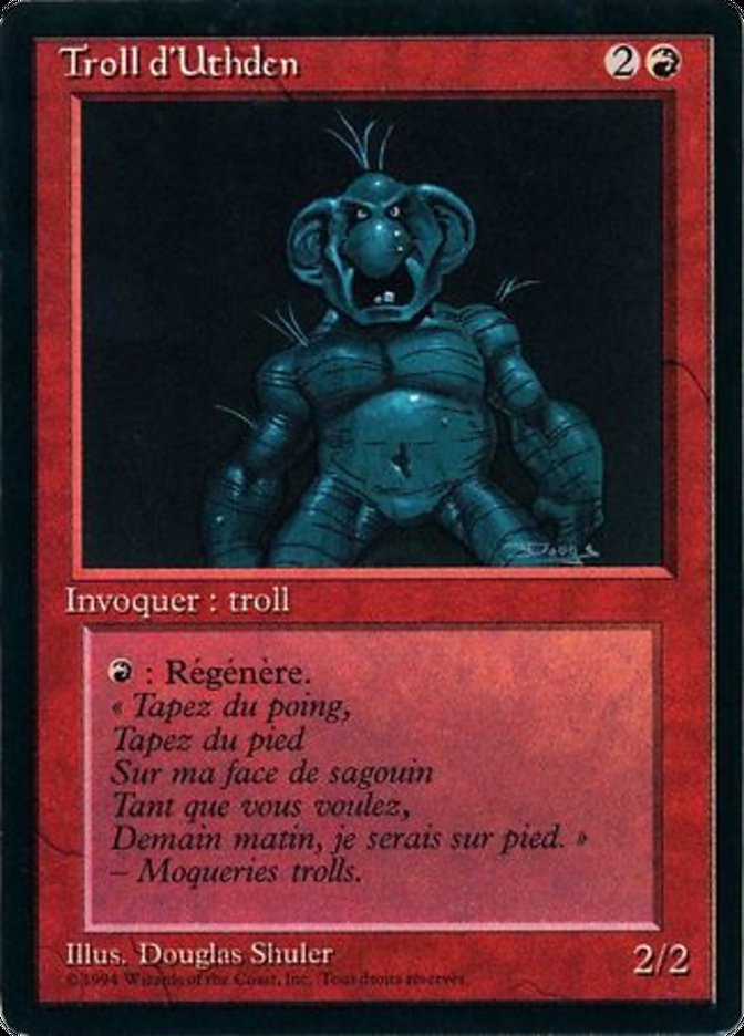 Uthden Troll [Foreign Black Border] | Boutique FDB TCG