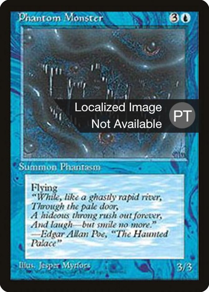 Phantom Monster [Fourth Edition (Foreign Black Border)] | Boutique FDB TCG