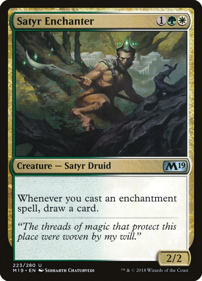 Satyr Enchanter [Core Set 2019] | Boutique FDB TCG