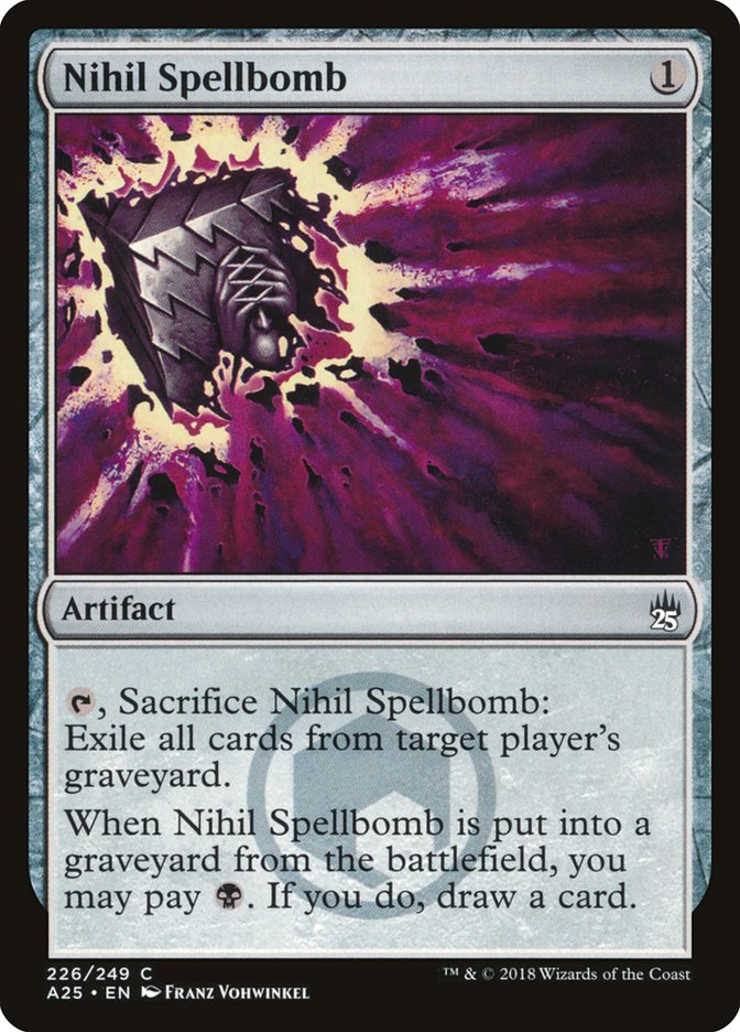 Nihil Spellbomb [Masters 25] | Boutique FDB TCG