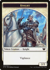 Knight (005) // Spirit (023) Double-Sided Token [Commander 2015 Tokens] | Boutique FDB TCG
