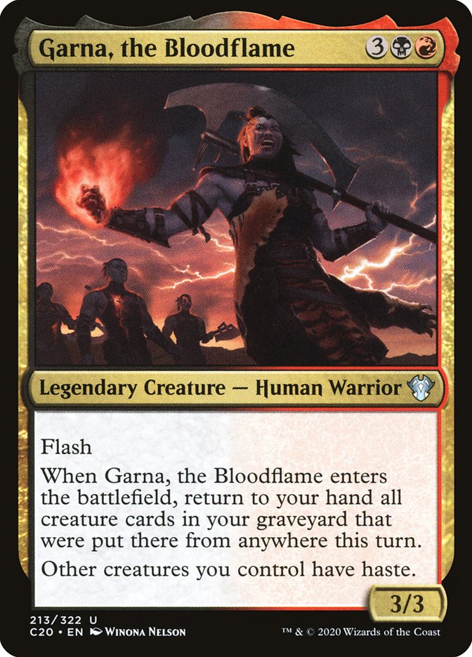 Garna, the Bloodflame [Commander 2020] | Boutique FDB TCG