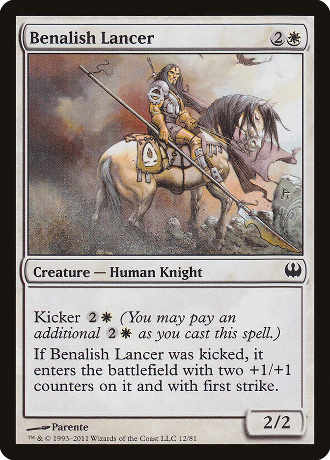 Benalish Lancer [Duel Decks: Knights vs. Dragons] | Boutique FDB TCG