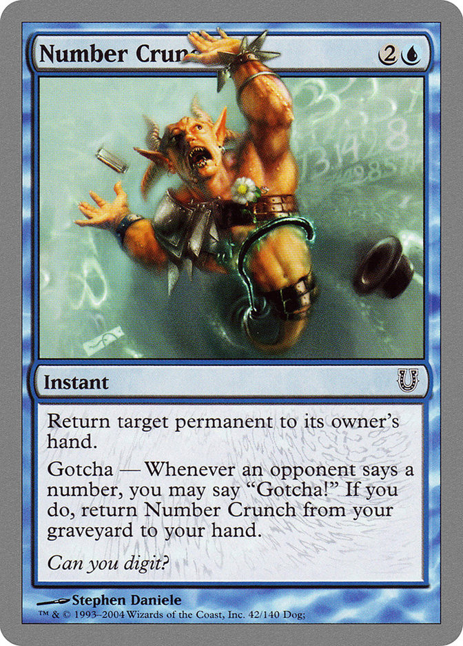 Number Crunch [Unhinged] | Boutique FDB TCG