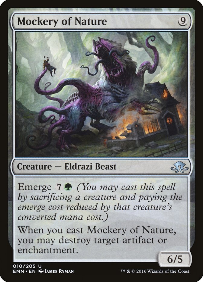 Mockery of Nature [Eldritch Moon] | Boutique FDB TCG