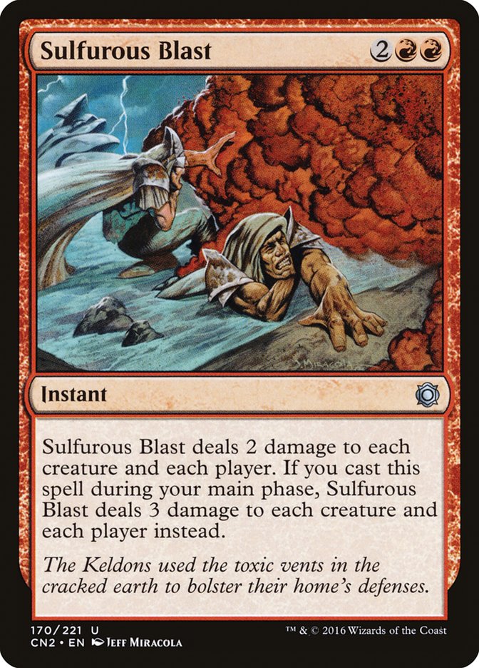 Sulfurous Blast [Conspiracy: Take the Crown] | Boutique FDB TCG