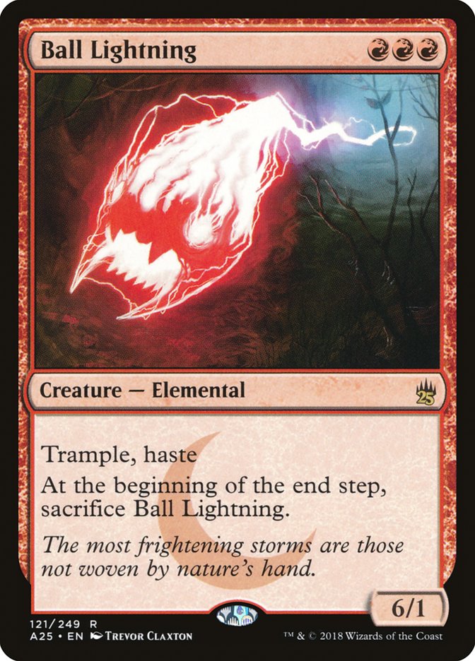 Ball Lightning [Masters 25] | Boutique FDB TCG