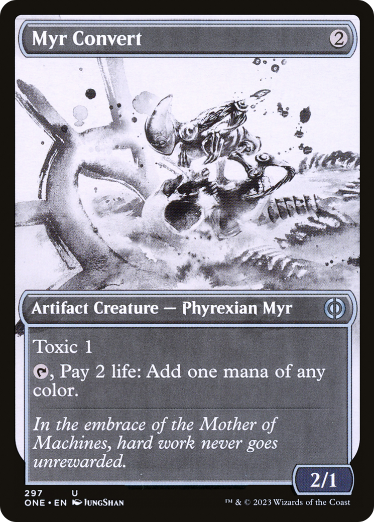 Myr Convert (Showcase Ichor) [Phyrexia: All Will Be One] | Boutique FDB TCG