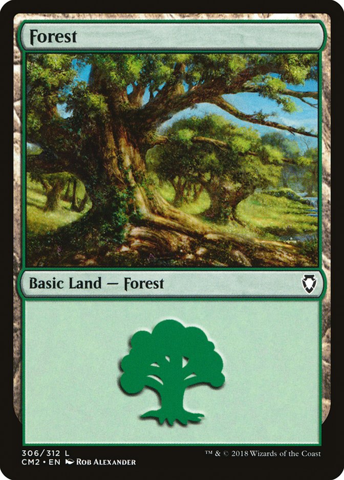 Forest (306) [Commander Anthology Volume II] | Boutique FDB TCG