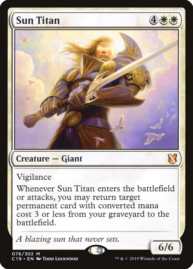 Sun Titan [Commander 2019] | Boutique FDB TCG