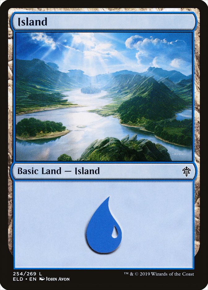 Island (254) [Throne of Eldraine] | Boutique FDB TCG