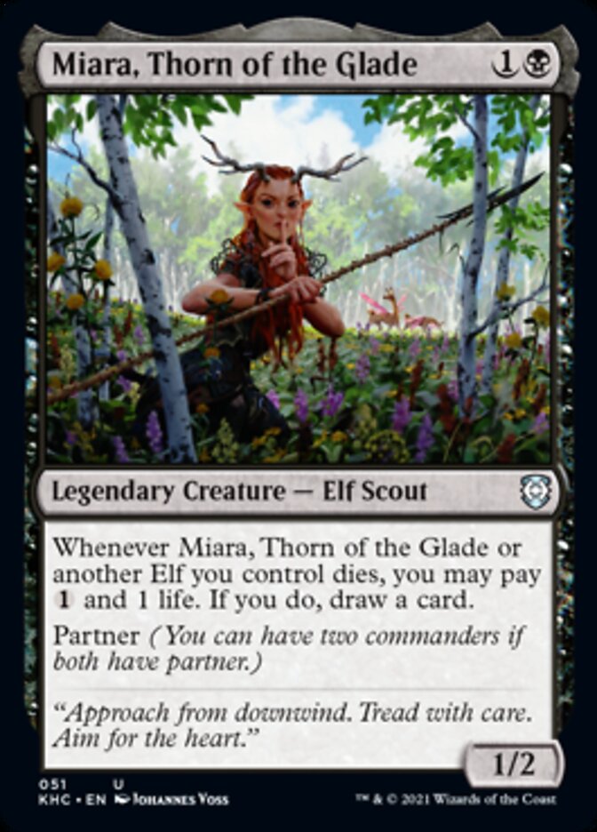 Miara, Thorn of the Glade [Kaldheim Commander] | Boutique FDB TCG