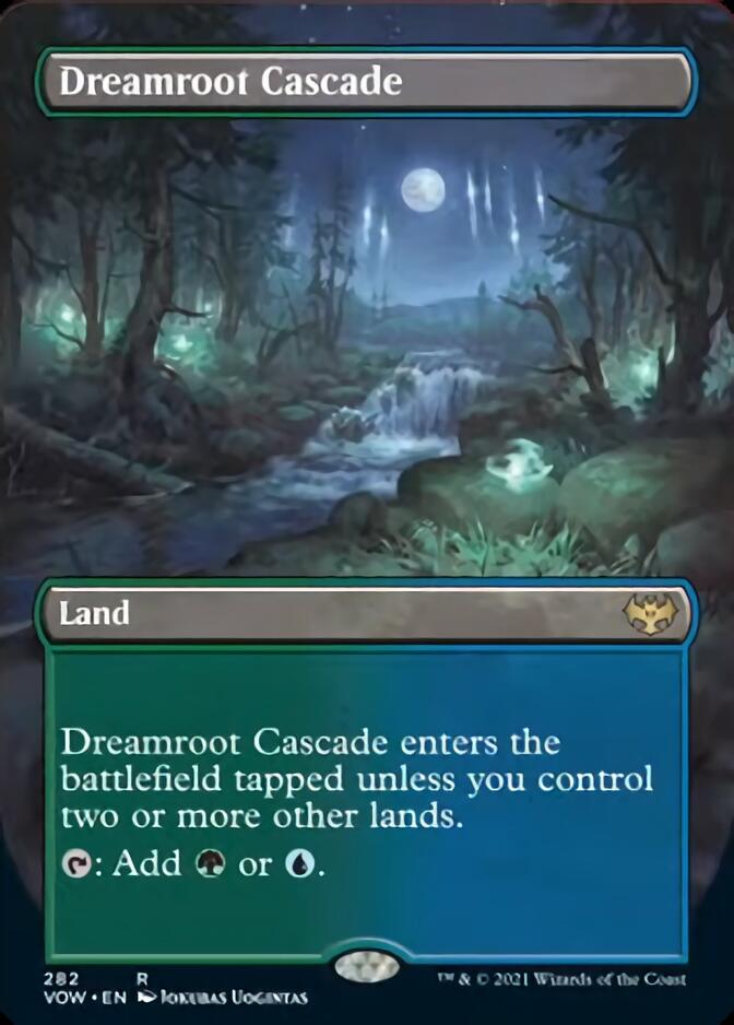 Dreamroot Cascade (Borderless Alternate Art) [Innistrad: Crimson Vow] | Boutique FDB TCG