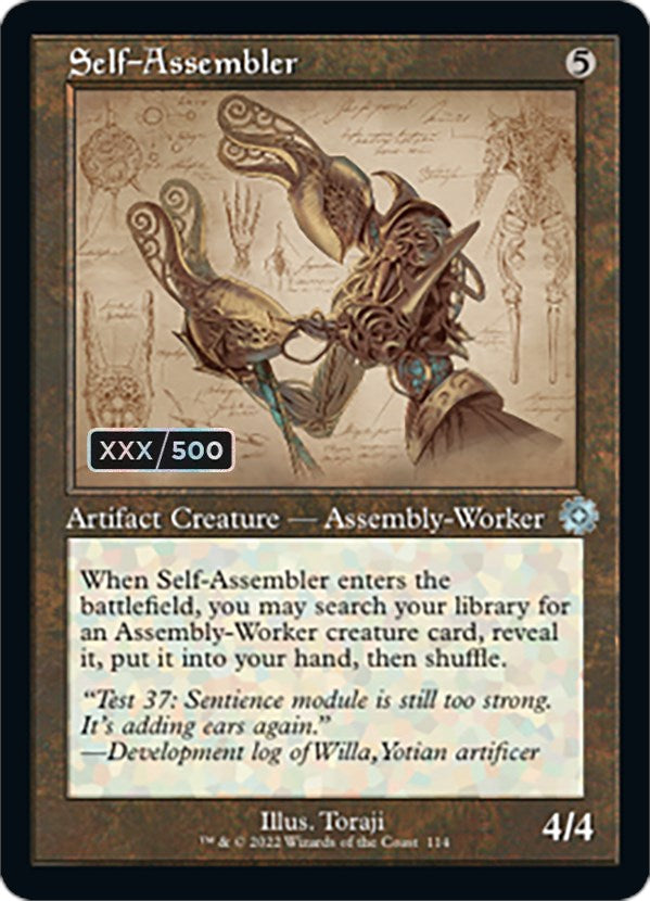 Self-Assembler (Retro Schematic) (Serialized) [The Brothers' War Retro Artifacts] | Boutique FDB TCG