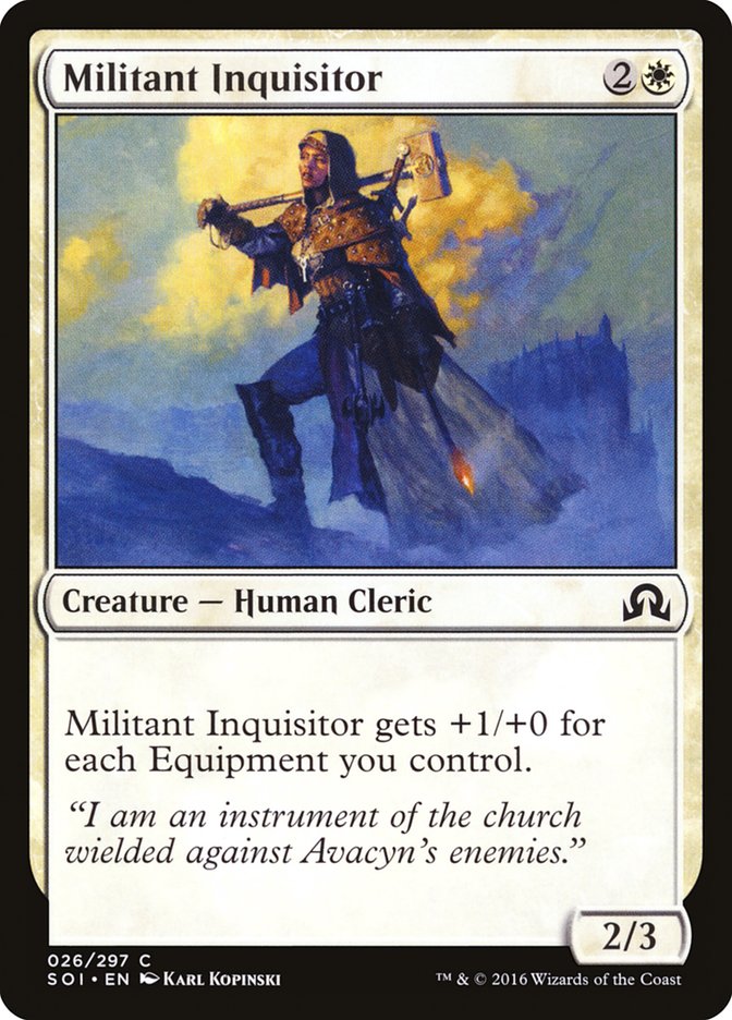 Militant Inquisitor [Shadows over Innistrad] | Boutique FDB TCG