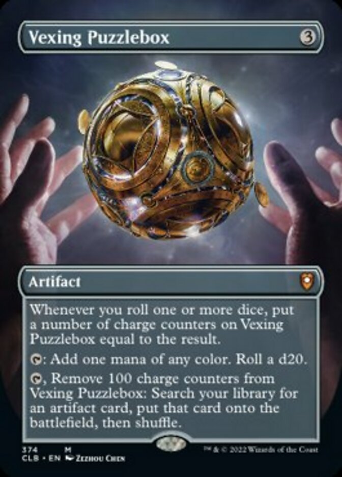 Vexing Puzzlebox (Borderless Alternate Art) [Commander Legends: Battle for Baldur's Gate] | Boutique FDB TCG