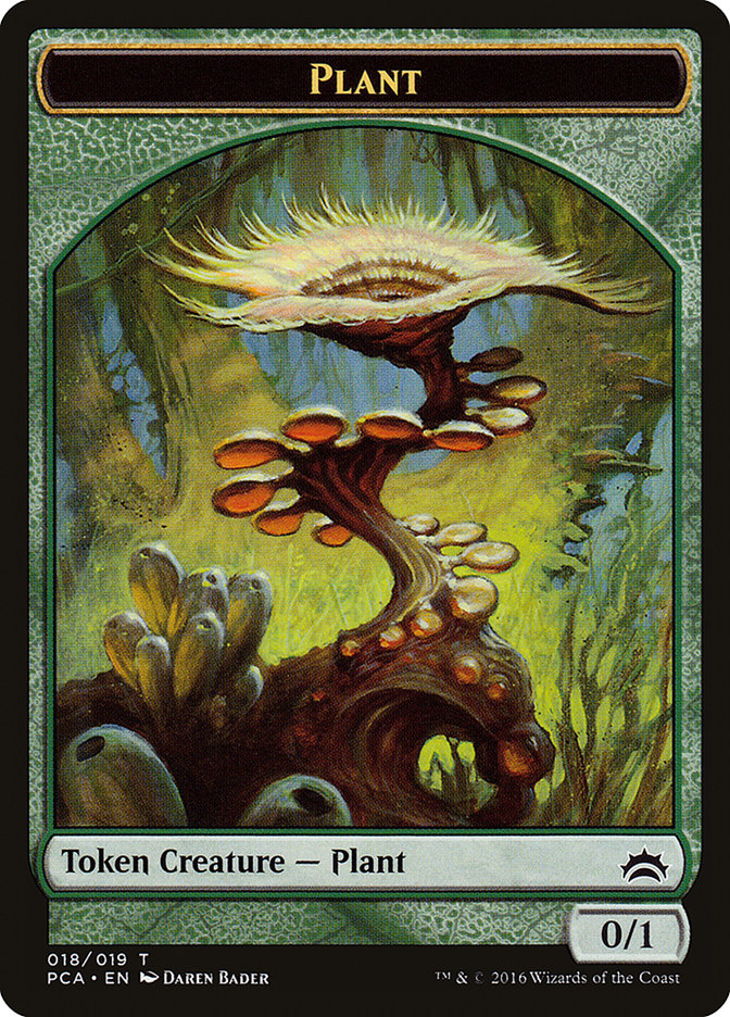 Plant // Ooze (016) Double-Sided Token [Planechase Anthology Tokens] | Boutique FDB TCG