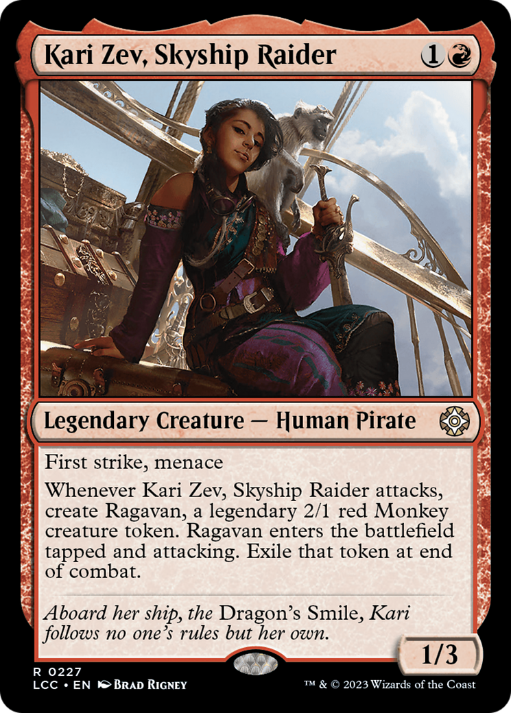 Kari Zev, Skyship Raider [The Lost Caverns of Ixalan Commander] | Boutique FDB TCG