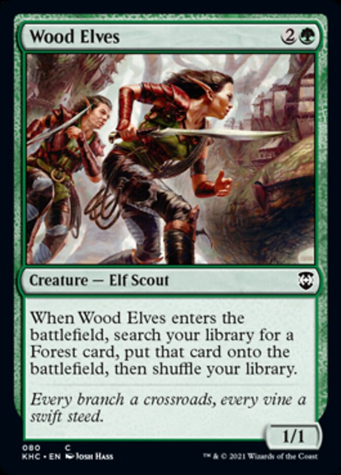 Wood Elves [Kaldheim Commander] | Boutique FDB TCG