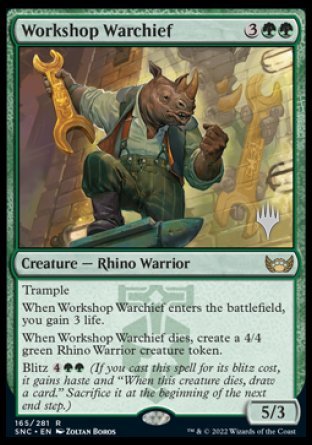 Workshop Warchief (Promo Pack) [Streets of New Capenna Promos] | Boutique FDB TCG