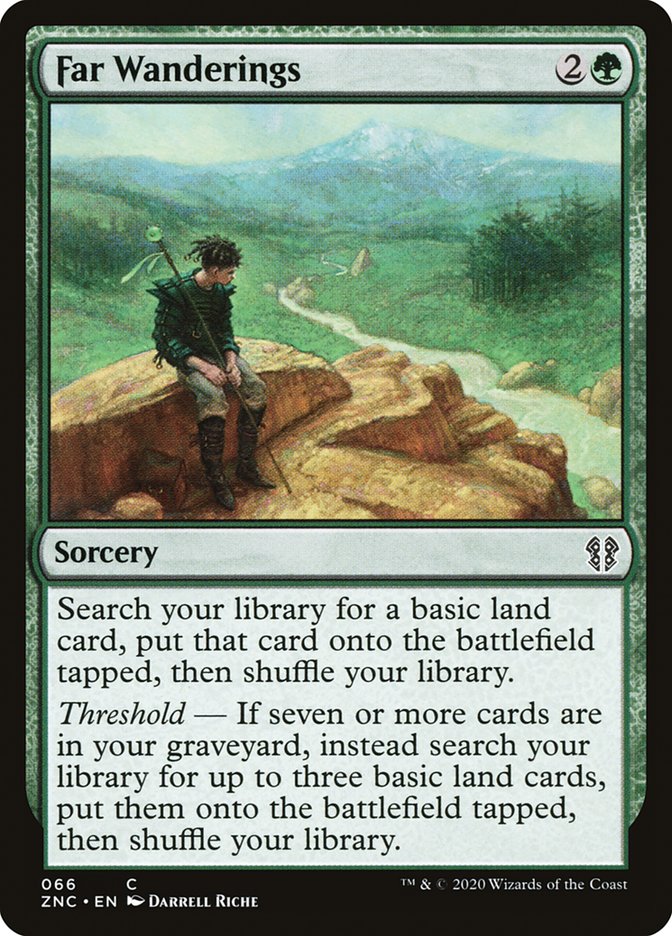 Far Wanderings [Zendikar Rising Commander] | Boutique FDB TCG