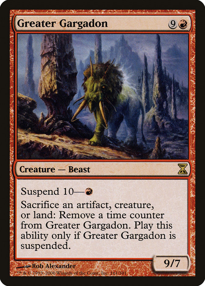 Greater Gargadon [Time Spiral] | Boutique FDB TCG