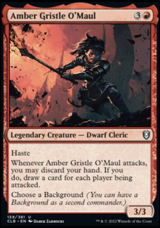 Amber Gristle O'Maul [Commander Legends: Battle for Baldur's Gate] | Boutique FDB TCG