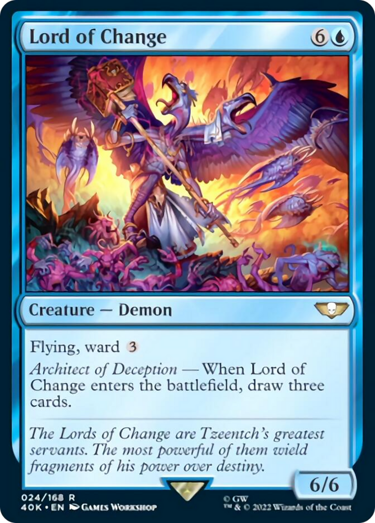 Lord of Change (Surge Foil) [Warhammer 40,000] | Boutique FDB TCG