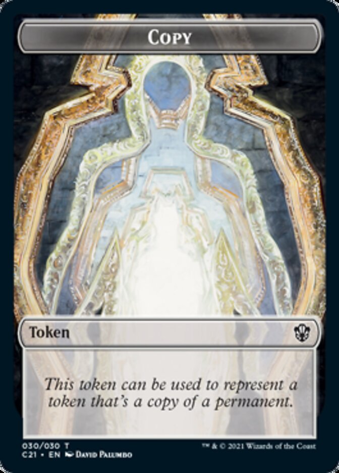 Copy // Construct (030) Double-Sided Token [Commander 2021 Tokens] | Boutique FDB TCG