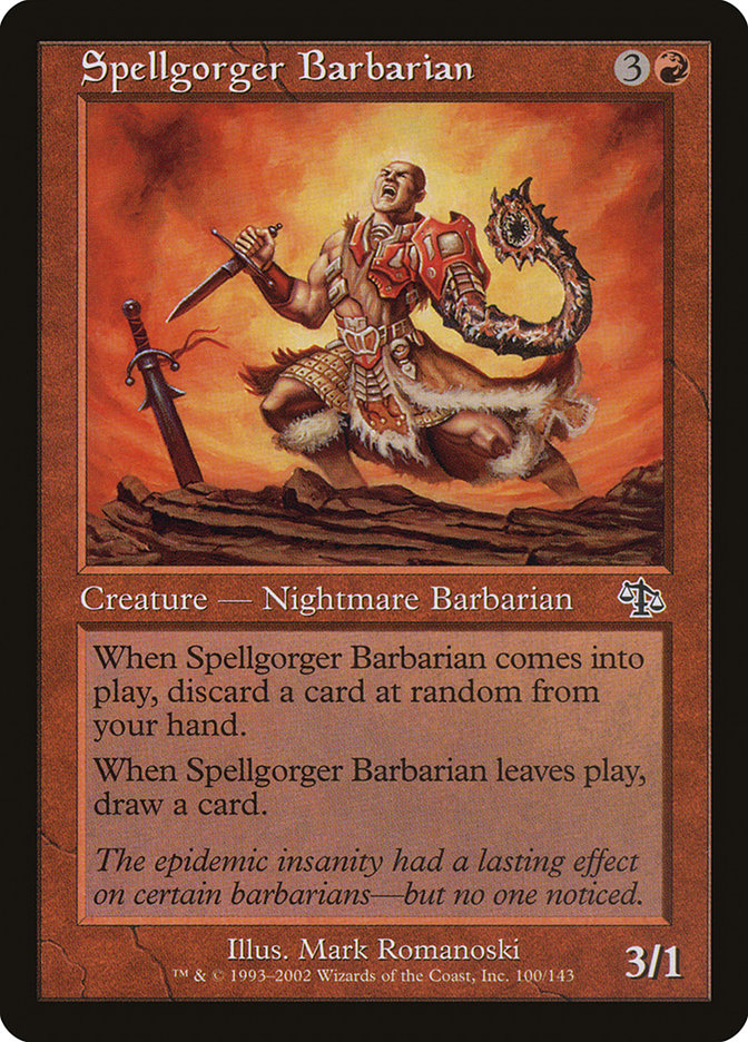 Spellgorger Barbarian [Judgment] | Boutique FDB TCG