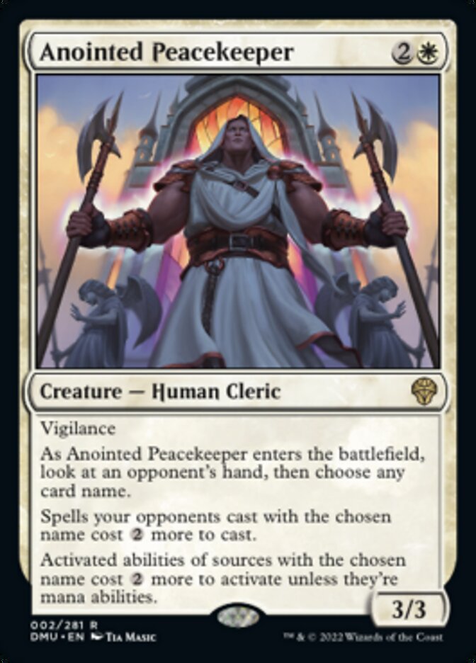 Anointed Peacekeeper [Dominaria United] | Boutique FDB TCG
