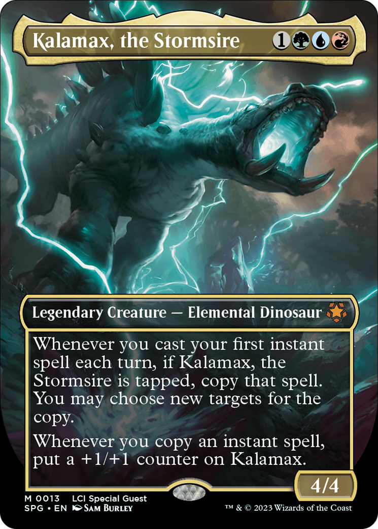 Kalamax, the Stormsire (Borderless) [The Lost Caverns of Ixalan Special Guests] | Boutique FDB TCG