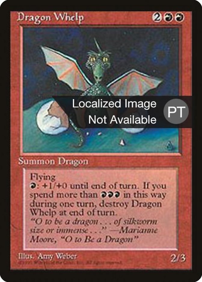 Dragon Whelp [Fourth Edition (Foreign Black Border)] | Boutique FDB TCG