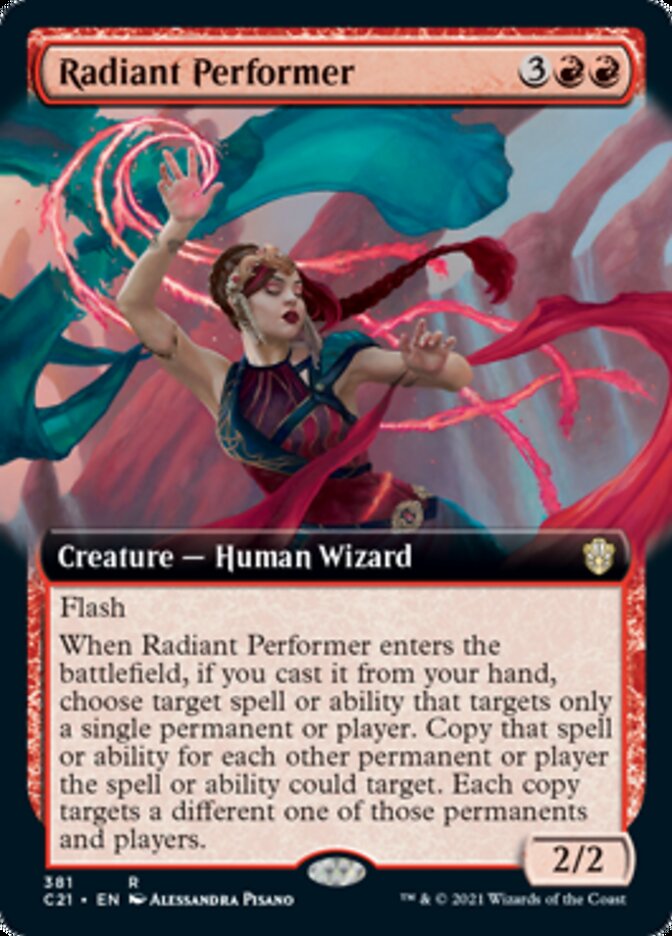 Radiant Performer (Extended Art) [Commander 2021] | Boutique FDB TCG