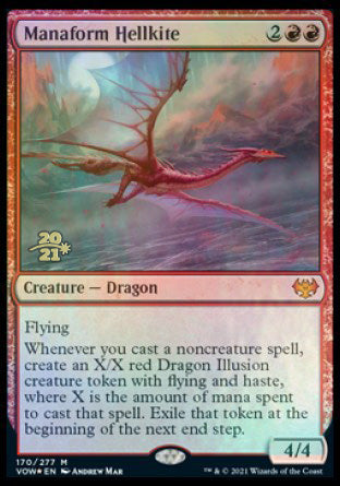 Manaform Hellkite [Innistrad: Crimson Vow Prerelease Promos] | Boutique FDB TCG