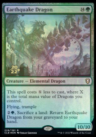 Earthquake Dragon [Commander Legends: Battle for Baldur's Gate Prerelease Promos] | Boutique FDB TCG